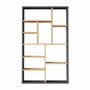 Hanah Home Kor1-Sa Estantería Natural y Antracita